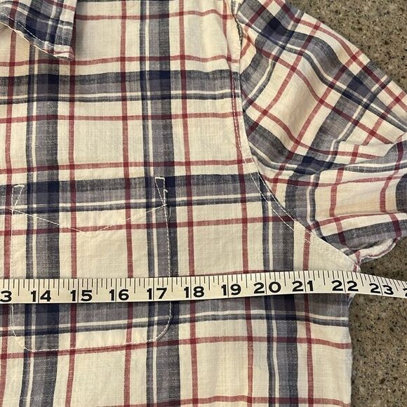 FAT FACE Long Sleeve Button Down Plaid Shirt - Picture 13 of 13